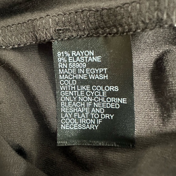 NWT Alex Marie Women's Size Small S Brown Short Sleeve T-shirt Casual Rayon - Picture 5 of 7